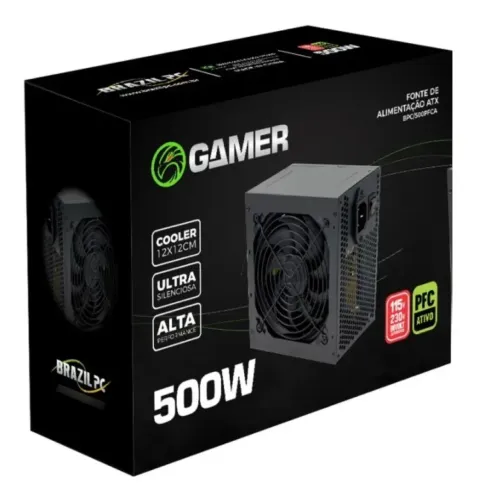 Fonte GameMax 500W ? Fonte de Alimentação para PC