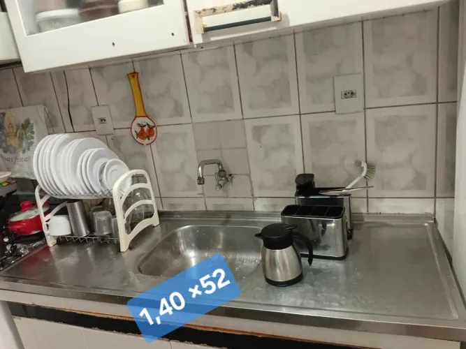 Balcão cozinha inox