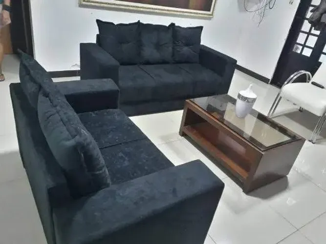 Conjunto De Sofá 2 e 3 Lugares Milena Novo