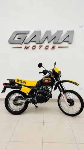 XLX 250R 1990 PLACA PRETA