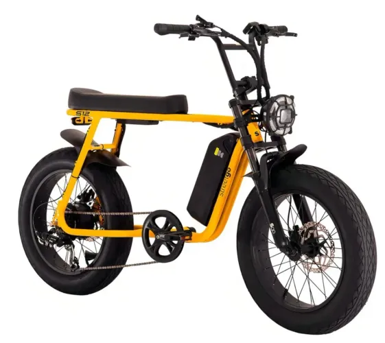 Bicicleta STREET GO S12 amarelo 750w