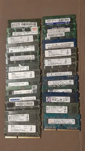 Barbada Lote memórias 2GB DDR3 / DDR3L NOTEBOOK 