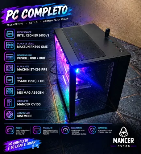Pc gamer completo xeon