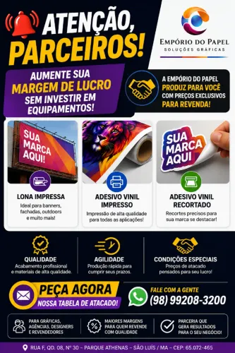 Atacado para Gráficas, Designers e Agências | Produção para Revenda