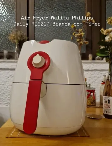 air fryer walita philips daily ri9217 branca com timer usada