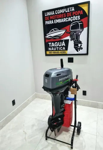 Motor Hidea 15HP Pro 2 Tempos, Novo Ano 2026, Completo, Garantia Promoção Pronta Entrega