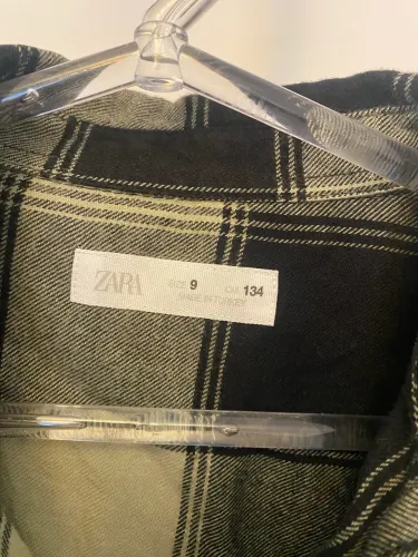 Camisa xadrez Zara TAM 8/10