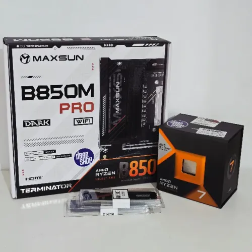 Kit AM5 de Respeito - R7 7800X3D + B850 Wifi + 2x16GB