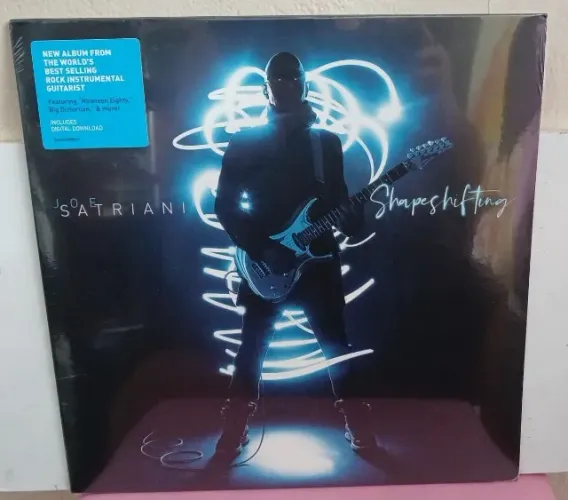 lp disco de vinil - joe satriani - shapeshifting- lacrado- importado