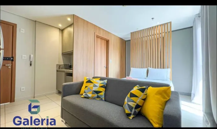 Studio mobiliado com 1 quarto para alugar, 26m² - Nova Aliança