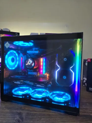 Pc Gamer Ryzen 7 5700 RAM 16gb ddr4 rgb Water Cooler 240mm Aorus - B450 STELL LEGENDS