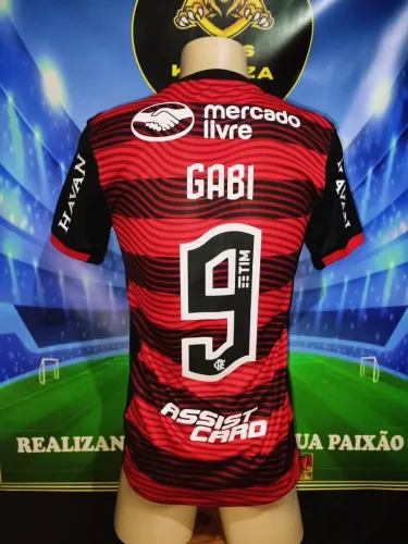 CAMISA FLAMENGO GABI GABIGOL ADIDAS OFICIAL