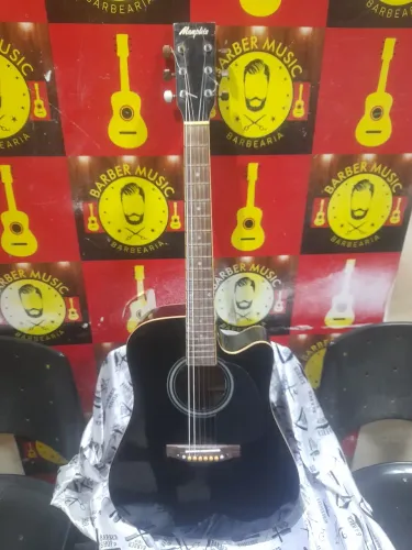 VIOLÃO MEMPHIS ELÉTRICO TEM TENSO CORDAS DE NAILON ACEITO CARTÃO E PIX