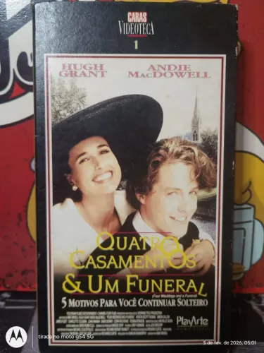 FITA VHS CARAS VIDEOTECA - COLEÇÃO COM 6 FITAS
