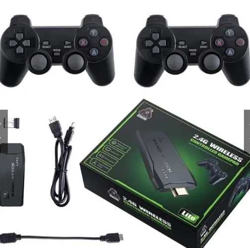 VideoGamer STICK 10MIL + 2 controles sem fio original console Jogo retro antigo