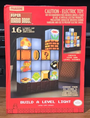 Luminaria Build A Level Light Oficial Nintendo