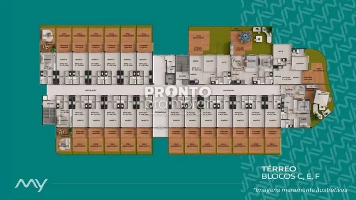 Apartamento com 1 quarto em Muro Alto