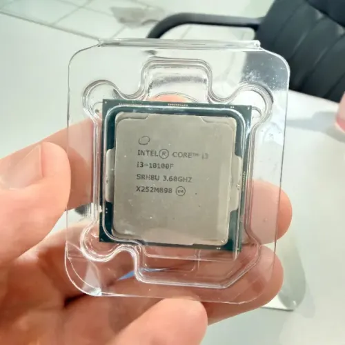 PROCESSADOR INTEL CORE I3 10100F SOCKET LGA 1200 / 3.6GHZ / 6MB (novo - cooler compatível)