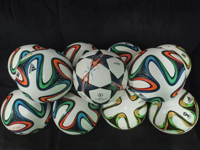 Bolas da copa do mundo Brazuca 2014 + bola da final da Champions League 2014 Lisboa