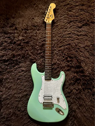 Fender Squier Stratocaster Surf Green - Custom Tom DeLonge