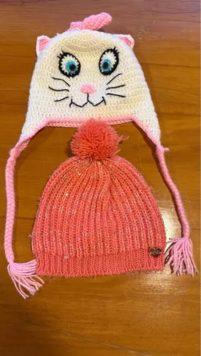 Gorro Infantil rosa Lilica Ripilica e gorro coelhinho