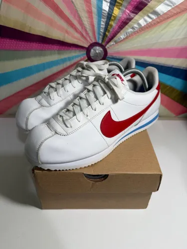 Nike Cortez White Varsity Red