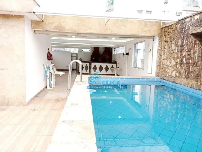 CASA - VENDA - PISCINA e VARANDA GOURMET - 03 SUITES - PONTA DA PRAIA - SANTOS/SP