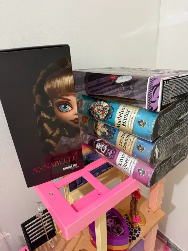 Monster high caixa ever after high caixa Cléo de Nile raven Madeline Dexter apple cupido