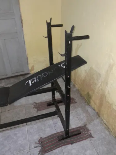 Banco de exercício inclinado declinado e reto
