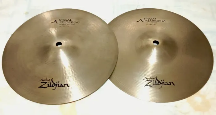 A Zildjian Special Record Hi Hats 12