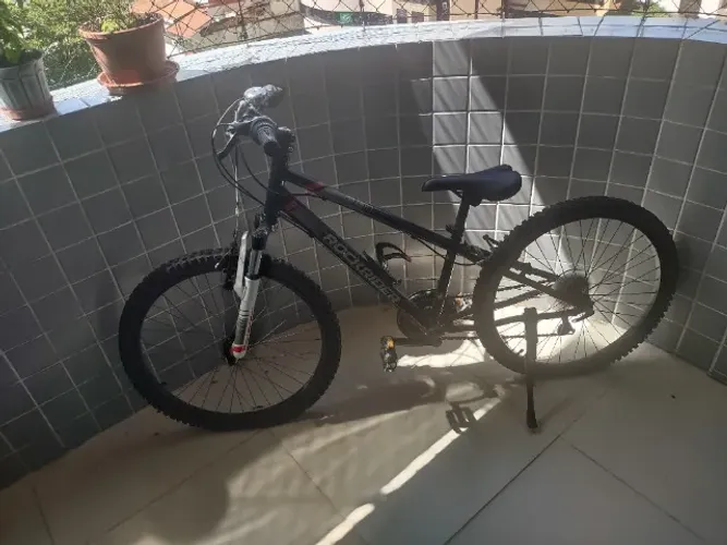 Bicicleta Infantil MTB ST 120 Aro 20 Rockrider Preta