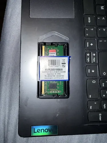 Vendo Memória Kingston Kvr 8gb Ddr4 2666mhz CI19 Para Notebook