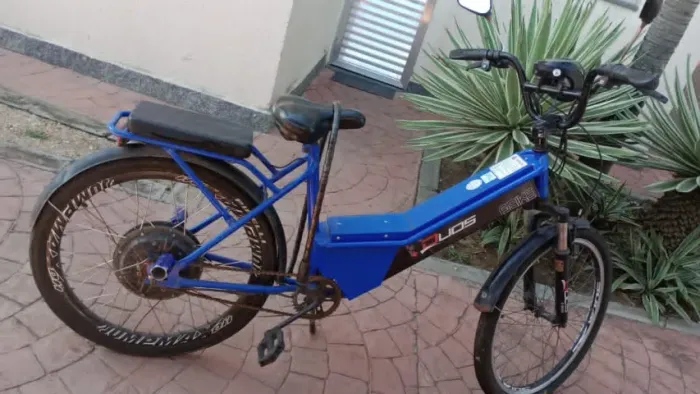 Bicicleta Eletrica Duos Azul