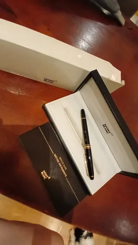 caneta montblanc - coleção meisterstück - tinta falhando