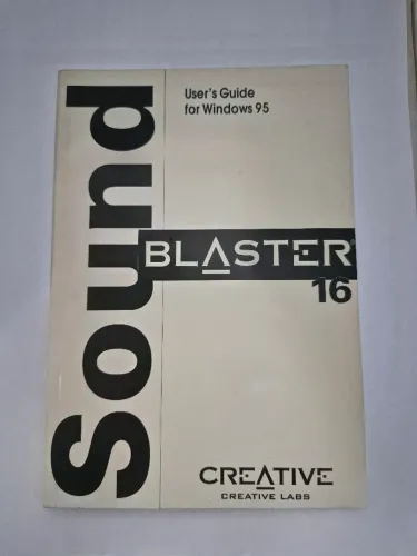 Creative Sound Blaster 16 - 2 Manuais + 3 Disquetes - SEM ALTO-FALANTES