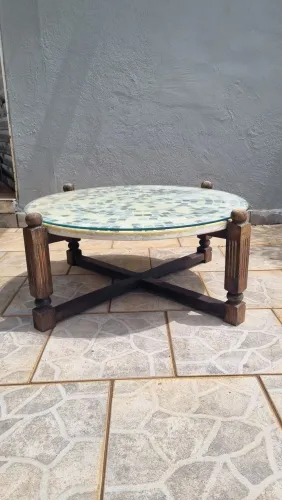 Mesa de centro em mosaico