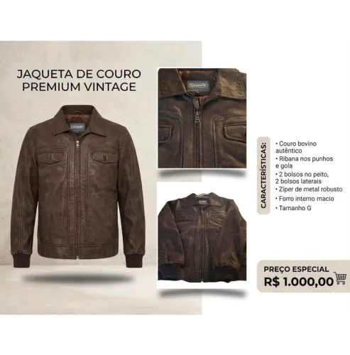 Jaquetas de couro 