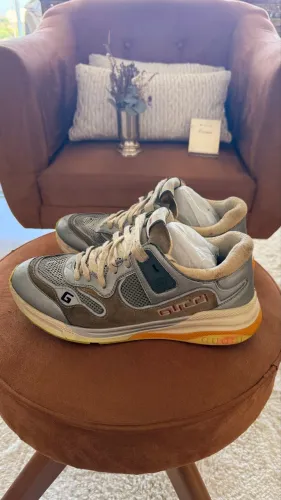 Tênis Gucci Ultrapace original prata tam 42 usado