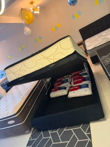 Cama BAÚ CASAL COM COLCHÃO - Entregamos!