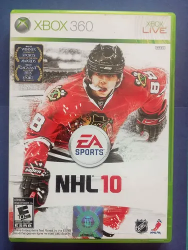 Jogo de Xbox 360 nhl 10