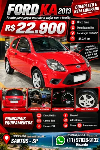 Ford KA 1.0 8v/1.0 8V ST Flex 3P 2013