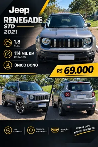 Jeep Renegade 1.8 4X2 Flex 16V Aut. 2021