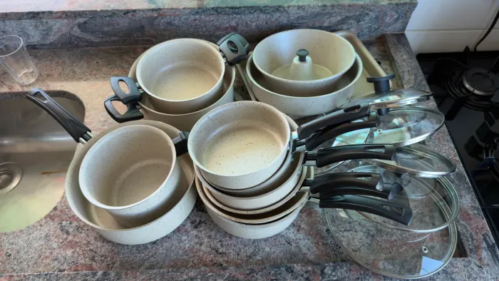 Jogo de Panelas, conjunto completo para cozinha