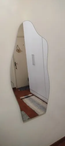Espelho Orgânico Decorativo com LED 110x50cm - Excelente Estado 