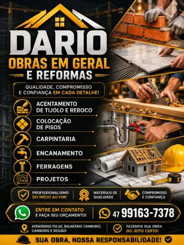 Obras em Geral e Reformas