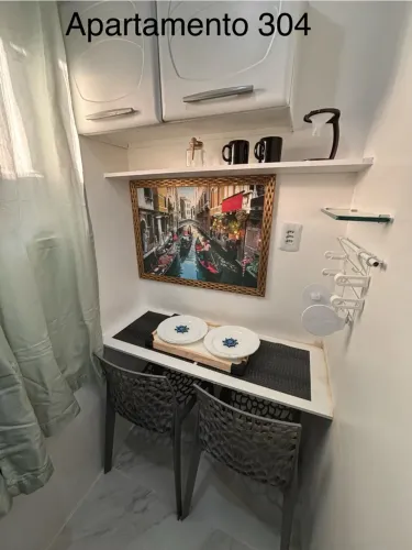 Apartamento de 01 quarto totalmente mobiliado