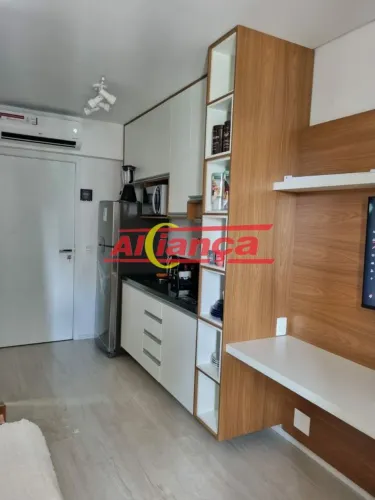 Apartamento mobiliado para alugar com 1 quarto 40m², Centro de Guarulhos - por R$ 3.000,00