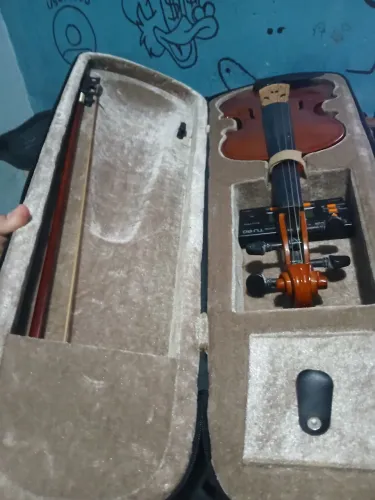 Violino completo com afinador + lima