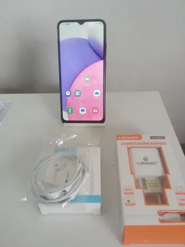 Celular Samsung A03s//64 gigas carregador turbo e fone de ouvido novo