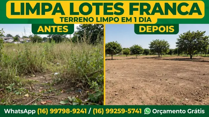 Limpeza e conservação de terreno